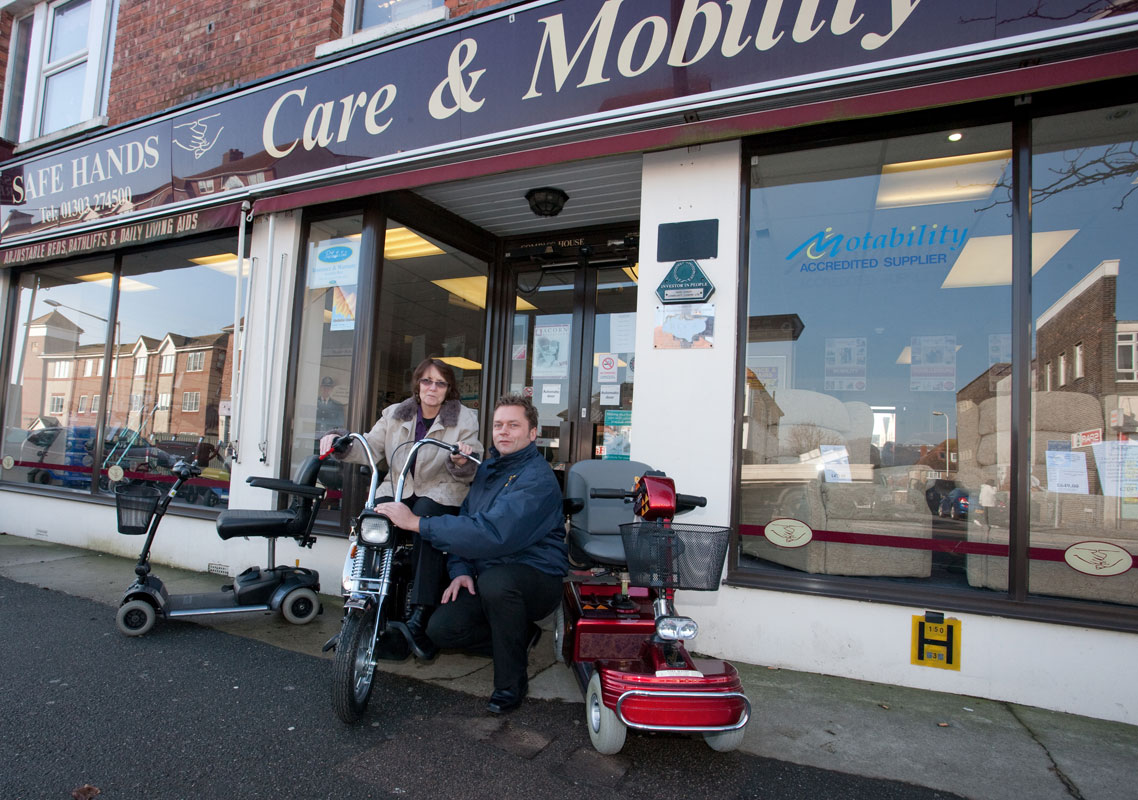 Safe Hands Mobility your first choice for mobility and independent living aids in the South East